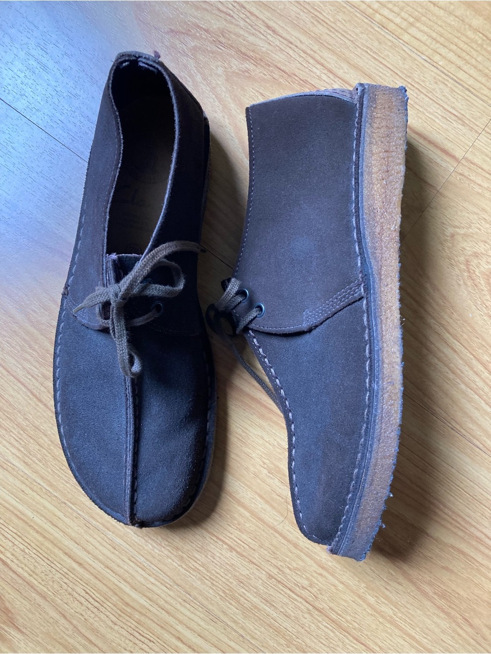 Clarks Brown Suede Chukka Boots